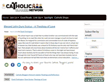 Tablet Screenshot of catholicbloggersnetwork.com